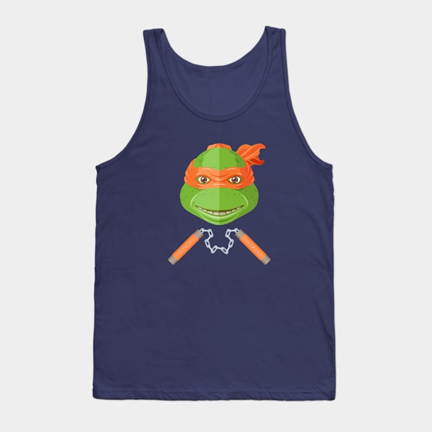 Michelangelo Tank Top by AJIllustrates